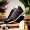 Marco Di Milano "Portici" Grey / Black Genuine Crocodile And Lizard Fashion Sneaker