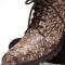 Marco Di Milano "Renzo" Stone Brown Genuine Ostrich Boots