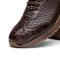 Marco Di Milano "Roma" Brown Genuine Caiman Crocodile Fashion Sneaker