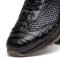 Marco Di Milano "Roma" Black Genuine Caiman Crocodile Fashion Sneaker