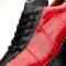 Marco Di Milano "Saulo" Red / Black Genuine Crocodile And Ostrich Quill Fashion Sneaker