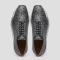 Marco Di Milano "Scanno" Antique Grey Genuine Ostrich Quill Fashion Sneaker