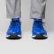 Marco Di Milano "Scanno" Electric Blue Genuine Ostrich Quill Fashion Sneaker