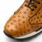 Marco Di Milano "Scanno" Antique Paja Genuine Ostrich Quill Fashion Sneaker