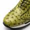 Marco Di Milano "Scanno" Antique Green Genuine Ostrich Quill Fashion Sneaker