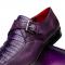 Marco Di Milano "Toluca" Purple Genuine Caiman Crocodile And Lizard Dress Shoes