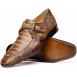 Marco Di Milano "Toluca" Rustic Orix Genuine Caiman Crocodile And Lizard Dress Shoes