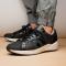 Marco Di Milano "Verona" Black Genuine Python And Calfskin Fashion Sneaker