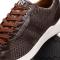 Marco Di Milano "Verona" Brown Genuine Python And Calfskin Fashion Sneaker