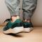 Marco Di Milano "Verona" Green Genuine Python And Calfskin Fashion Sneaker