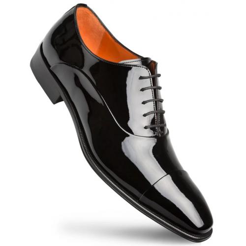 Mezlan Black Genuine Leather Formal Oxford E20264.