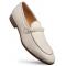 Mezlan "Parole" Bone Soft Textured Calfskin Leather Penny Loafer 21047.