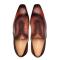 Mezlan "Affari" Cognac Rust / Sport Genuine Suede and Calfskin Leather Toe Oxford 21142.
