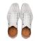 Mezlan "Luce" White Genuine Perforated Leather Sneaker 21154.