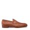 Mezlan "Solomeo" Cognac Genuine Hand-Woven Calfskin Leather Penny Loafer 21101.