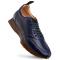 Mezlan "Gerardo" Blue Genuine Deerskin Leather Sneaker 21135.