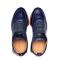 Mezlan "Gerardo" Blue Genuine Deerskin Leather Sneaker 21135.