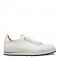 Mezlan "Cartuja" White Genuine Shiny Calf Leather Sneaker 21153.
