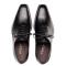 Mezlan "Cupula" Black Genuine Calfskin Leather Whole-Cut Oxford Shoes 20933.