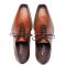 Mezlan "Cupula" Tan Genuine Calfskin Leather Whole-Cut Oxford Shoes 20933.