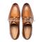 Mezlan "Fratello" Cognac Genuine Soft-Textured Deerskin Leather Laceup Shoes 20937.