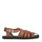 Mezlan Cognac Genuine Smooth Calfskin Leather Fisherman Sandal R20257.