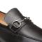 Mezlan Black Genuine Calfskin Leather Apron Ornament Loafer R20268.