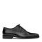 Mezlan "Postdam" Black Genuine Calfskin / Deerskin Leather Bal Oxford Shoes 16409.