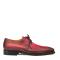 Mezlan "Principe" Burgundy / Rust Genuine Calfskin Leather Derby Shoes 20842.