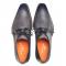 Mezlan "Principe" Grey / Rust Genuine Calfskin Leather Derby Shoes 20842.