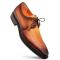 Mezlan "Principe" Tan / Rust Genuine Calfskin Leather Derby Shoes 20842.