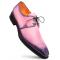 Mezlan "Principe" Pink Genuine Calfskin Leather Derby Shoes 20842.