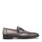 Mezlan "Avenue" Dark Grey Genuine Calfskin Leather Penny Loafer Shoes 20910.