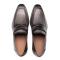 Mezlan "Avenue" Dark Grey Genuine Calfskin Leather Penny Loafer Shoes 20910.