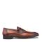 Mezlan "Avenue" Cognac Rust Genuine Calfskin Leather Penny Loafer Shoes 20910.