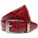 Mezlan Antinque Red Genuine Alligator Belt.