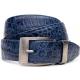 Mezlan Antinque Navy Genuine Alligator Belt.