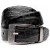 Marco Di Milano Black Genuine Alligator Belt.