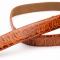 Mezlan Antique Honey Genuine Alligator Leather Belt.