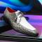Marco Di Milano ''Andretti'' White / Grey Genuine Ostrich Leg Dress Shoes
