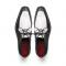 Marco Di Milano ''Andretti'' White / Black Genuine Ostrich Leg Dress Shoes