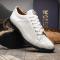 Marco Di Milano ''Bari'' White Genuine Lizard Fashion Sneakers
