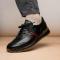 Marco Di Milano ''Brescia'' Black Genuine Python and Calfskin Fashion Sneakers