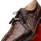 Marco Di Milano ''Caribe'' Orix / Brown Genuine Hornback Caiman Crocodile Dress Shoes