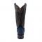 Ferrini "Roughrider" Electric Blue Genuine Full Grain Leather Narrow Square Toe Cowboy Boots  14371-17