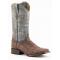 Ferrini "Pinto" Kango Genuine Ostrich Patch Square Toe Cowboy Boots 11693-07