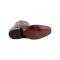 Ferrini "Stallion" Chocolate Genuine Belly Alligator French Toe Cowboy Boots 10741-09