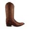 Ferrini "Stallion" Cognac Genuine Belly Alligator Narrow Square Toe Cowboy Boots 10771-02