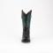 Ferrini "Colt" Black Tabac Genuine Full Quill Ostrich Square Toe Cowboy Boots 10193-04