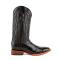 Ferrini "Stallion" Black Genuine Belly Alligator Square Toe Cowboy Boots 10793-04